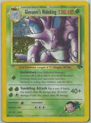 Gym Challenge 7/132 Giovanni's Nidoking