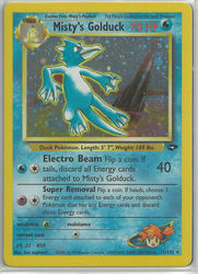 Gym Challenge 12/132 Misty's Golduck