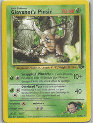 Gym Challenge 24/132 Giovanni's Pinsir