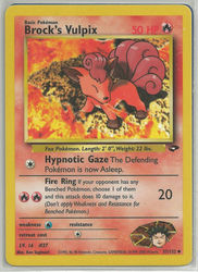 Gym Challenge 37/132 Brock's Vulpix