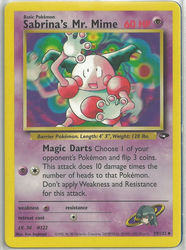 Gym Challenge 59/132 Sabrina's Mr. Mime