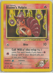 Gym Challenge 66/132 Blaine's Vulpix