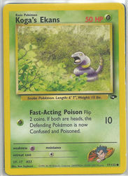 Gym Challenge 77/132 Koga's Ekans