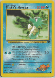 Gym Challenge 87/132 Misty's Horsea