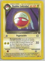 Team Rocket 34/82 Dunkles Lektrobal