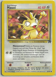 Team Rocket 62/82 Mauzi