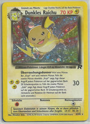 Team Rocket 83/82 Dunkles Raichu