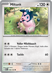 Mega-Entwicklung 106/132 Miltank