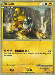 HGSS Black Star Promos HGSS19 Raikou