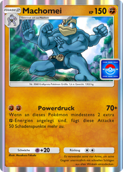 Pokémon-Sammelkartenspiel-Pocket 055/P-A Machomei