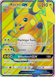 SM Black Star Promos SM90 Raichu GX
