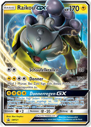 SM Black Star Promos SM121 Raikou GX