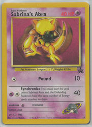 Wizard Black Star Promos 19 Sabrina's Abra