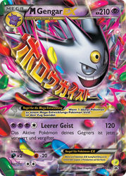 XY Black Star Promos XY166 M Gengar EX