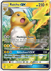 Schimmernde Legenden 29/73 Raichu GX