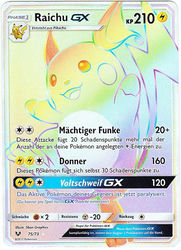 Schimmernde Legenden 75/73 Raichu GX