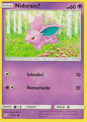 Teams sind Trumpf 57/181 Nidoran m