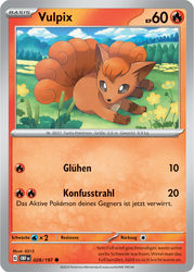 Obsidianflammen 028/197 Vulpix