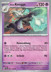 Reisegefährten 057/159 Alola-Knogga