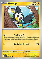 Schwarze Blitze 029/086 Emolga