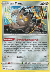 Clash der Rebellen 126/192 Galar-Mauzi