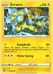 Silberne Sturmwinde 056/195 Zeraora