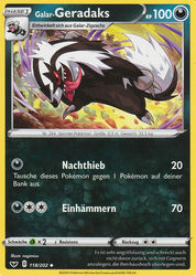 Schwert & Schild 118/202 Galar-Geradaks