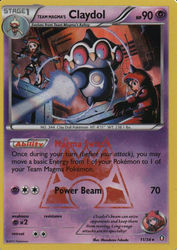 Double Crisis 11/34 Team Magma's Claydol