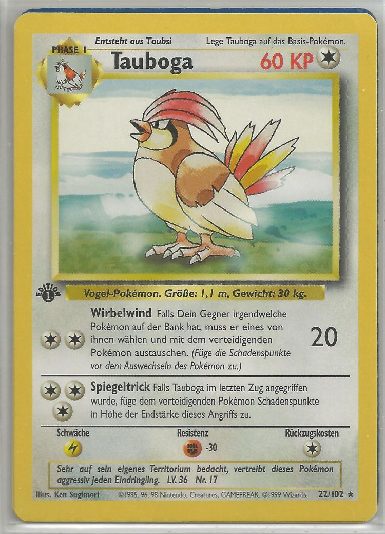 TAUBOGA – Base Set (Katalogbild)