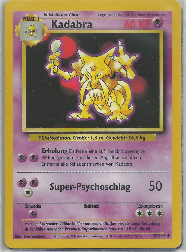 KADABRA – Base Set (Katalogbild)