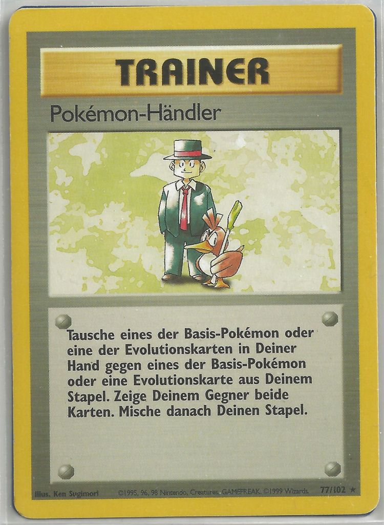 POKEMON-HÄNDLER – Base Set (Katalogbild)