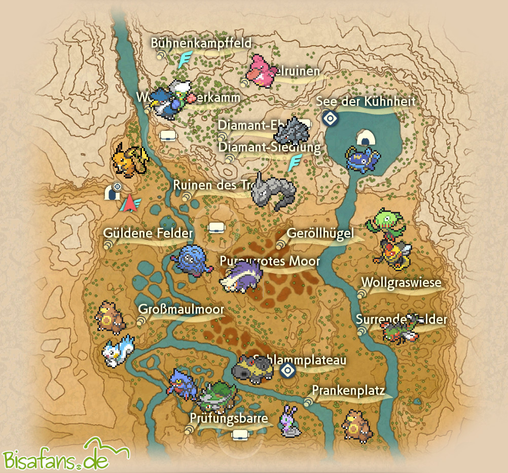 Elite-Pokémon in: Rotes Sumpfland