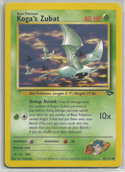 Gym Challenge 83/132 Koga's Zubat
