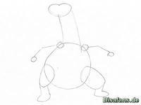 Zeichenkurs Glurak - Schritt 1