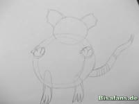 Zeichenkurs Rattikarl - Schritt 6