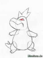 Zeichenkurs Tyracroc - Schritt 10