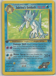 Gym Challenge 30/132 Sabrina's Golduck