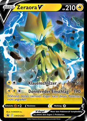 SWSH Black Star Promos SWSH263 Zeraora V