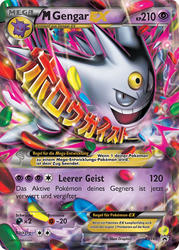 XY Black Star Promos XY166 M Gengar EX