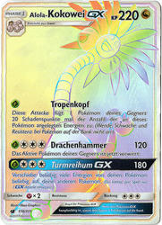 Aufziehen der Sturmröte 118/111 Alola-Kokowei GX