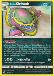 Teams sind Trumpf 84/181 Alola-Sleimok