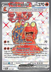 Maskerade im Zwielicht 191/167 Magcargo-ex