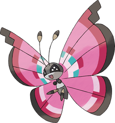 Vivillon Blumenmeermuster