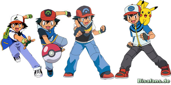 Ash: Optische Veränderungen Ash: Optische Veränderungen