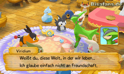 In der Herberge erleben wir eine sehr arrogante Viridium In der Herberge erleben wir eine sehr arrogante Viridium
