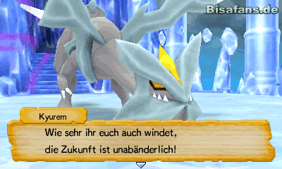 Der Bosskampf gegen Kyurem! Verändere die Zukunft der Pokémon-Welt! Der Bosskampf gegen Kyurem! Verändere die Zukunft der Pokémon-Welt!