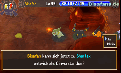 Deine Starter-Pokémon können sich nun entwickeln und machen dies vermutlich beim nächsten Level-Up Deine Starter-Pokémon können sich nun entwickeln und machen dies vermutlich beim nächsten Level-Up
