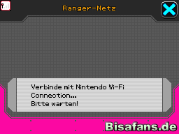 Warte bis die Verbindung steht Screenshot