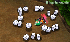 Sammele diese auf und nehme die Pokémon als Gefährten auf! Sammele diese auf und nehme die Pokémon als Gefährten auf!