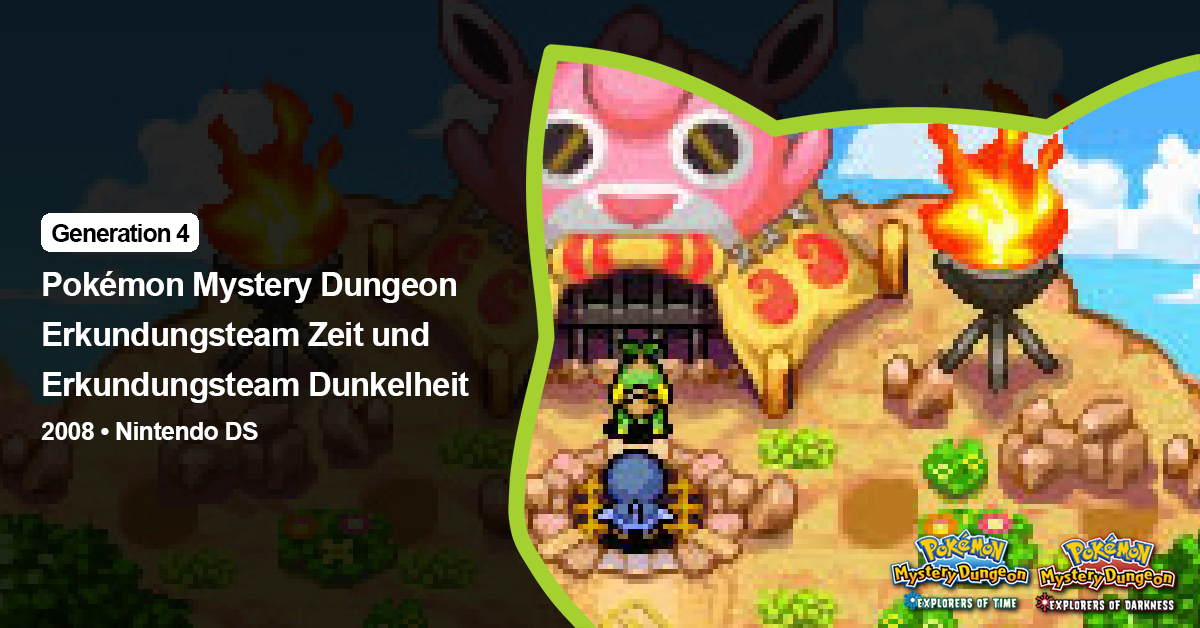 Pokémon Mystery Dungeon Erkundungsteam Zeit/Dunkelheit — Pokémon Mystery Dungeon — Spiele